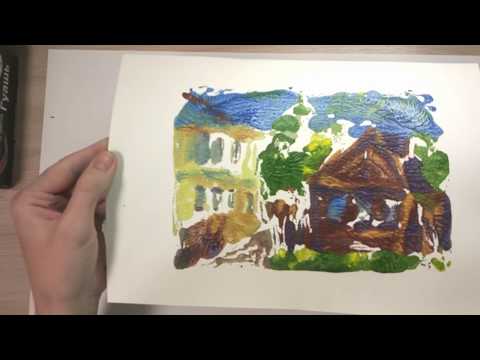 Видео: Монотипия