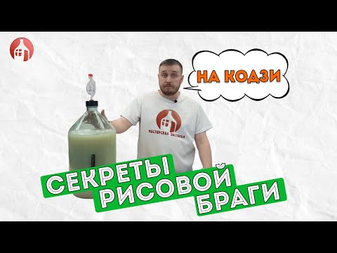 Видео: Рисовая брага на Кодзи | Простой рецепт браги из риса