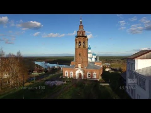 Видео: Храмы Чердыни от АЭРО100  [HD]