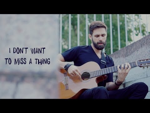 Видео: Aerosmith - I Don't Want to Miss a Thing (theToughBeard Cover на Гитаре)
