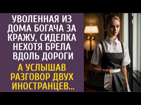 Видео: Уволенная из дома богача за кражу, сиделка нехотя брела вдоль дороги… А услышав разговор иностранцев