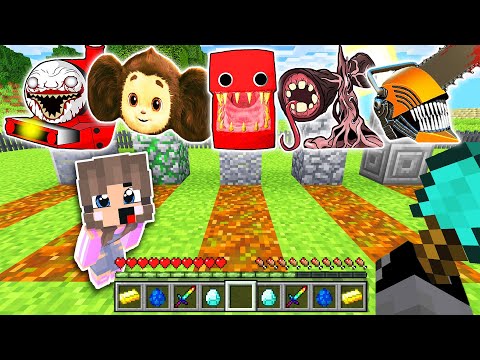 Видео: ВЫБЕРИ ПРАВИЛЬНУЮ МОГИЛУ ЧЕБУРАШКА СИРЕНОГОЛОВЫЙ SCP В МАЙНКРАФТ ЧЕЛОВЕК БЕНЗОПИЛА ЧУ ЧУ ЧАРЛЬЗ ДОЧА