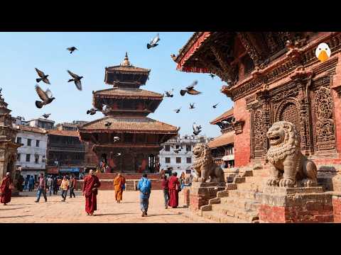 Видео: Бхактапур, Непал🇳🇵 Самый аутентичный древний город в Гималаях! (4K HDR)