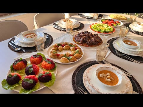 Видео: Меню ужина | Практичные и стильные рецепты | Гостевое меню Приготовления для гостей