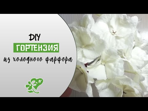 Видео: 💥Самая изящная сборка Гортензии из холодного фарфора. Все так делают, посмотрев это видео👍