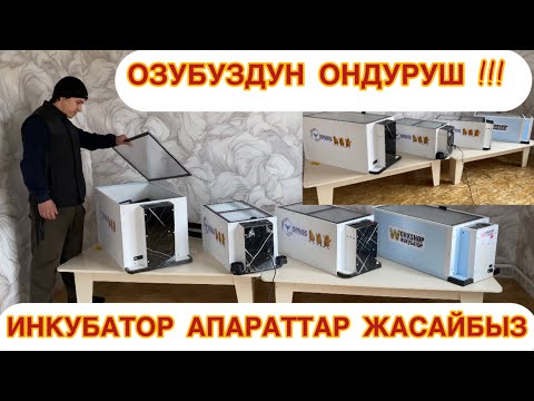 Видео: ИНКУБАТОР АПАРАТТАР СЕЗОНУ БАШТАЛДЫ КЫРГЫЗСТАН БОЮНЧА ДОСТАВКА !!!