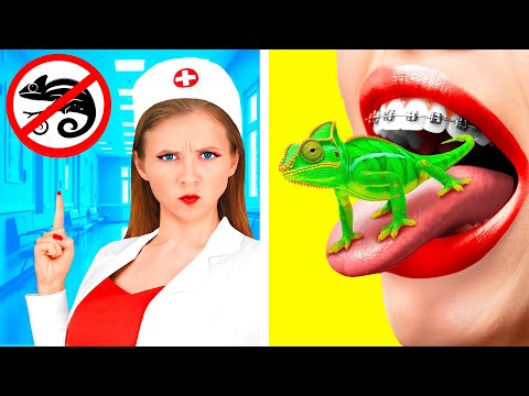 Видео: Как Спрятать Животных от Стоматолога | Смешные Моменты от ChallengeTeen