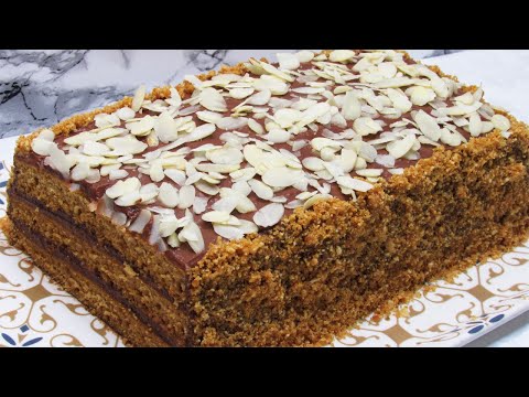 Видео: Шикарный ПОСТНЫЙ ТОРТ на праздничный стол!!! И покупать БОЛЬШЕ НЕ БУДЕТЕ - просто СКАЗКА а не торт!