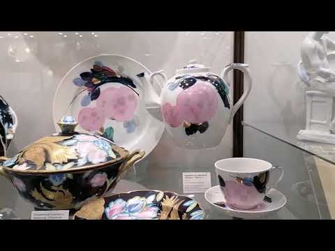 Видео: г. Ликино-Дулево. В музее посуды при фарфоровом заводе (часть 7)