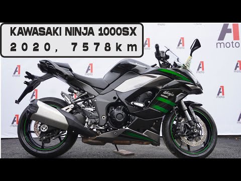 Видео: Kawasaki Ninja 1000SX,  7578км,2020г Осмотр продажа Владивосток.