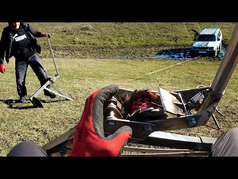 Видео: #ЯкорьЛебёдка Якорь с ручной лебёдкой