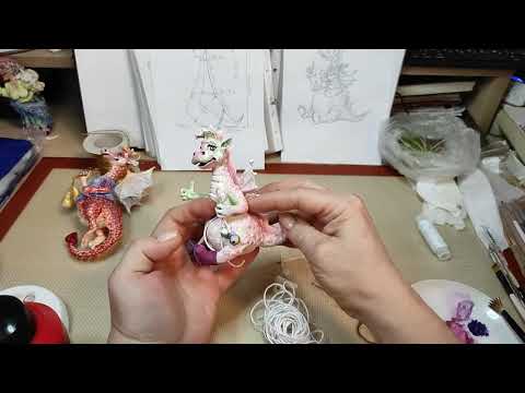 Видео: 🦕🦖Ватная игрушка ДРАКОША КАРАПУЗ  Урок 10. Последние штрихи .