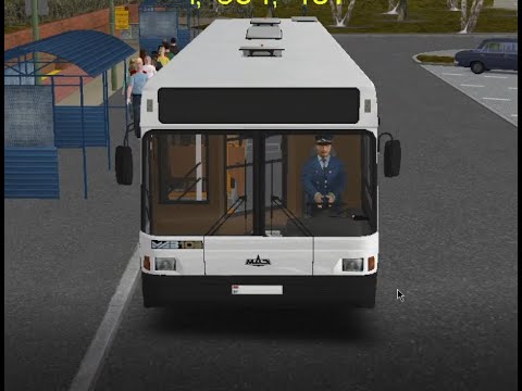 Видео: Omsi 2. Могэс. Маршрут 1. МАЗ 103С