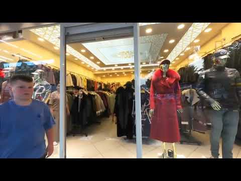 Видео: #Съëмка с дрона от подписчика #Кожаные куртки #дублëнки #шубы #анталия шопинг