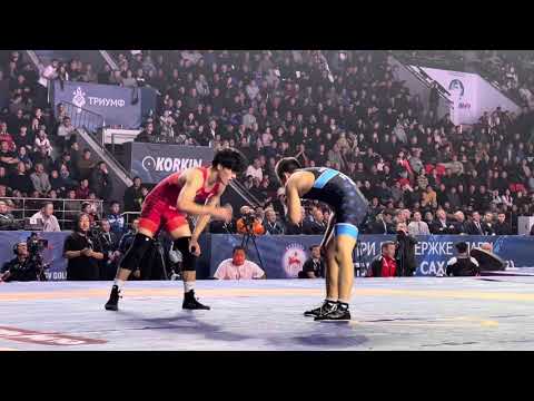 Видео: 61кг 1/2 финала Суда (Япония) - Монгуш (Иркутск)