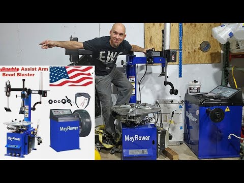 Видео: Больше никаких шиномонтажных мастерских — знакомство с шиномонтажным станком MayFlower 988 и бала...