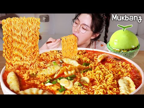 Видео: Super размер пряный Рамен, Кимчи, Мелон ледяные хлопьяㅣREAL SOUNDㅣASMR MUKBANGㅣChallenge MUKBANGㅣ