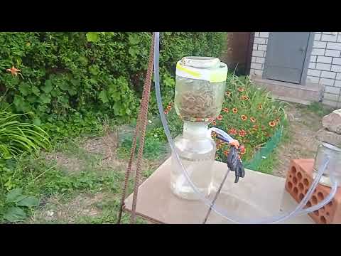 Видео: Фонтан Герона удачный экспиремет повторение проверка результата.