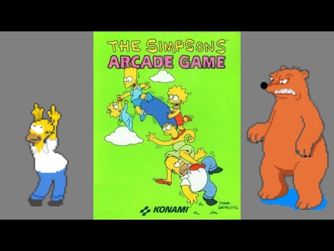 Видео: Simpsons Arcade Game прохождение (Arcade)
