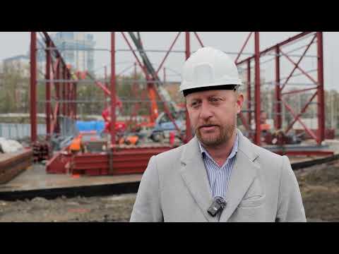 Видео: Во Владивостоке на стадионе «Строитель» возводят физкультурный комплекс.