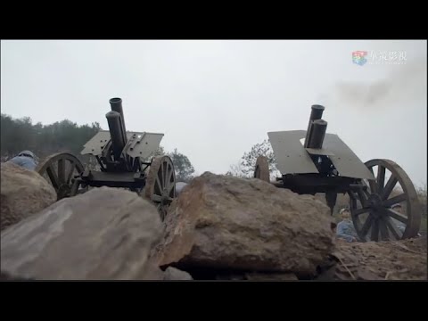 Видео: Японцы усиленно охраняли городские ворота, но испугались, увидев китайскую технику