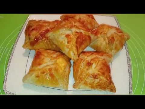 Видео: Слойки с грибами🔝 😋