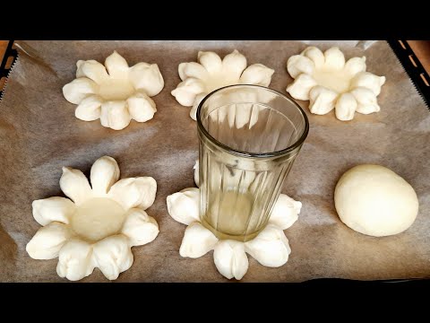 Видео: Գեղեցիկ փափուկ համեղ բուլկի արևածաղկի տեսքով 🌻 Булочки Подсолнухи🌻