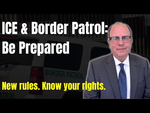 Видео: ICE и пограничный патруль 2026: что меняется и как защитить себя ЗАКОННО