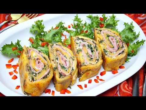 Видео: Оригинальное ГОРЯЧЕЕ БЛЮДО ИЗ КАРТОФЕЛЯ на Праздничный стол - Картофельный рулет с ветчиной и сыром!