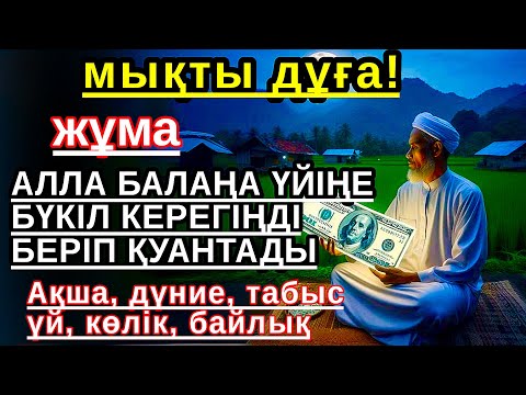Видео: жұма КҮНІ ЕҢ ҚҰДІРЕТТІ ДҰҒА! Алла бүкіл тілеуіңді және балаңа керектің бәрін беріп қояды💎