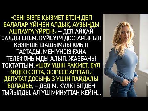 Видео: Күйеуім шашымды қиып жатты, енем жетімдігіме күліп тұрды. Бірақ күлкілері кенет тыйылды…