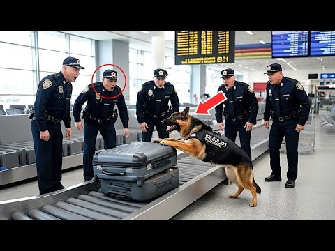 Видео: Собака укусила чемодан — и через секунды весь аэропорт замер 😱 История о верности и чуде....