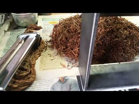Видео: Машинка для нарезки табака.