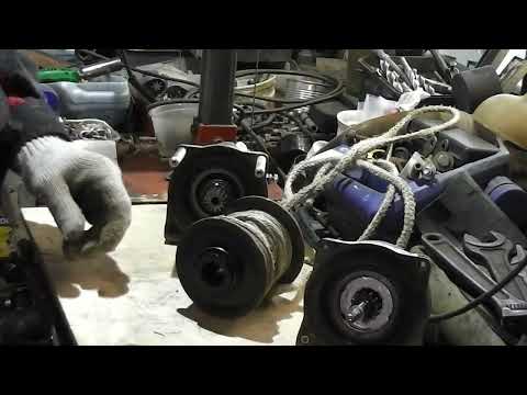 Видео: Профилактика лебёдки на квадроцикле РМ 500 - 2.