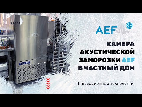 Видео: Камера акустической заморозки AEF  в частный дом