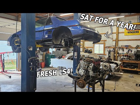 Видео: Turbo LS Fiero получает СВЕЖИЙ LS4 после ГОДА простоя!