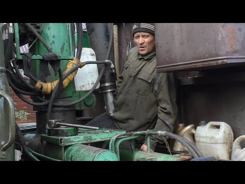Видео: Замена манжет цилиндра стрелы. Атлант С-90 (Лв-185)