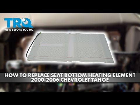 Видео: Как заменить нагревательный элемент подушки сиденья Chevrolet Tahoe 2000-2006 годов