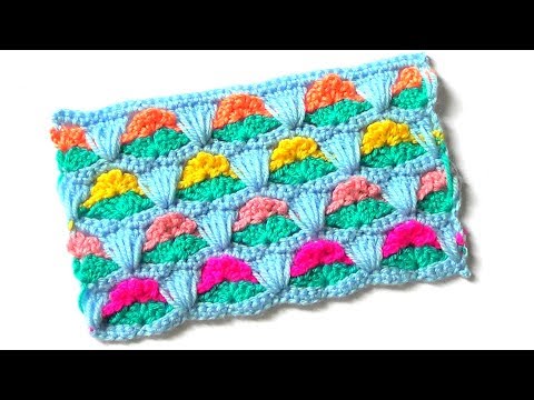 Видео: Узор Яркие цветы