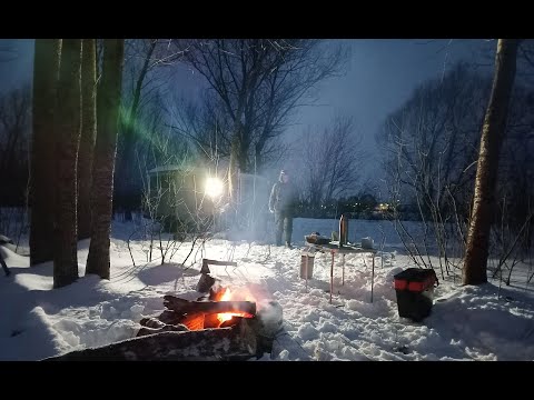 Видео: Рыбалка на жерлицы, ночная Волга