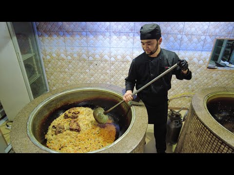 Видео: ПОПУЛЯРНЫЙ ПЛОВ| в центре плова в Кыргызстане!| Популярная уличная еда|