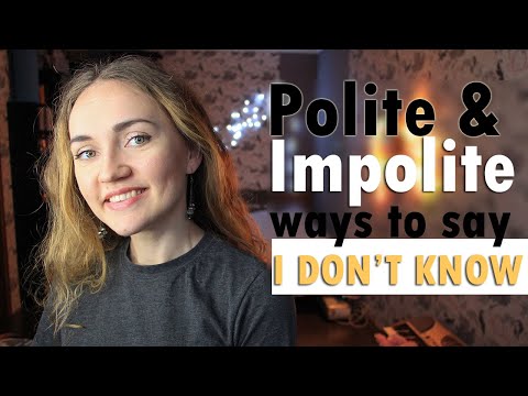 Видео: I don't know in Russian. Я не знаю на русском | Learn Russian