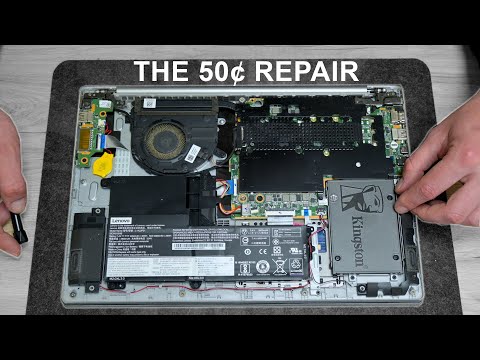 Видео: Ремонт и модернизация Lenovo IdeaPad 330s (сломанный корпус — ремонт 50¢)