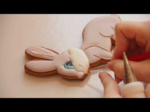 Видео: Пряничный Пасхальный заяц с тележкой часть 2