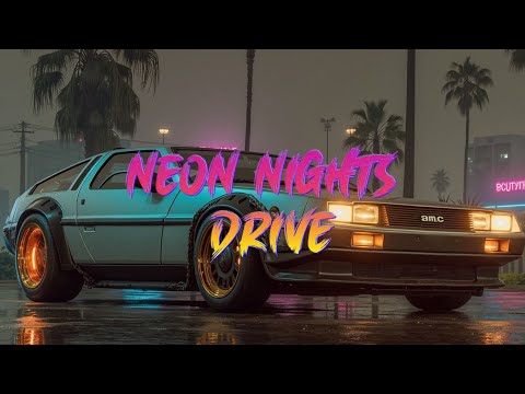 Видео: Синтвейв Драйв Мечты ~ Неоновые Ночи Города ~ Музыка 80-х и Вайбы Классических Ретро Авто