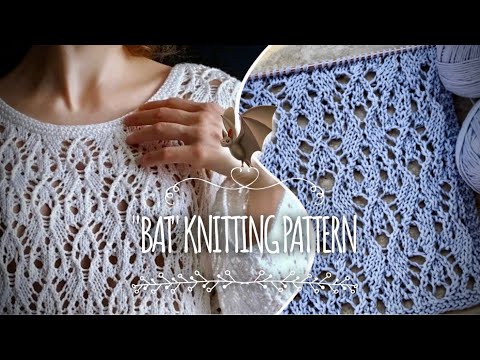 Видео: ВЯЖЕМ ШИКАРНЫЙ ДЖЕМПЕР! 🦇 👀 МАСТЕР-КЛАСС 🤩 BEAUTIFUL KNITTING PATTERN