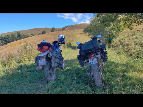 Видео: Yamaha xt660r, Suzuki djebel 250 Хурзук - Индыш - Гумбаши