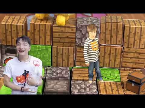 Видео: А где я, кажется я в мире Майнкрафта, похоже на то VS супер айдол (2 часть)