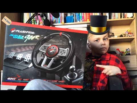 Видео: Обзор на руль от FlashFire-FlashFire Suzuka racing wheel 900r