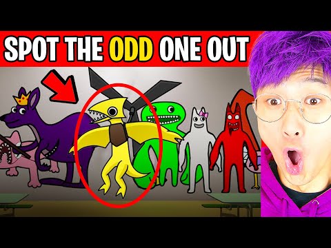 Видео: МОЖЕШЬ НАЙТИ РАЗНИЦУ!? (RAINBOW FRIENDS 2 против GARTEN OF BANBAN!)